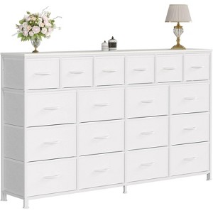 63''w Dresser with 18 Fabric Drawers Dresser for Bedroom with Charging Station - 1 of 4