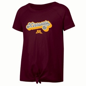 NCAA Minnesota Golden Gophers Girls' Knot T-Shirt - 1 of 3