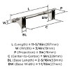 Amerock Davenport Wall Mounted Towel Bar - 4 of 4