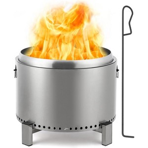 Coucheta Smokeless Outdoor Fire Pit (Air Switch) - 360° Uniform Heating, Ash Pan Included | Portable Stainless Steel Firepit - 1 of 4