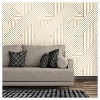 Metallic Ribbon Peel & Stick Wallpaper Gold/Ivory - Project 62™ - image 3 of 4