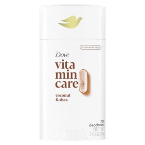 Dove Beauty VitaminCare+ Aluminum Free Deodorant Stick with Niacinamide - Coconut & Shea - 2.6oz - 1 of 4