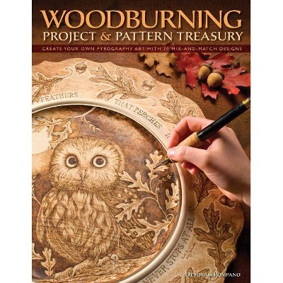 Woodburning Project & Pattern Treasury - by  Debbie Pompano (Paperback)