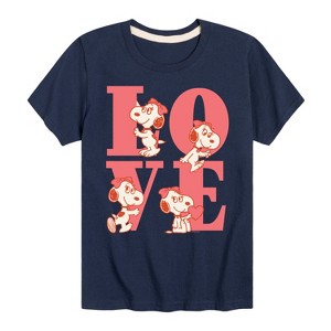 Boys' - Peanuts - Belle Love Short Sleeve Graphic T-Shirt - 1 of 4