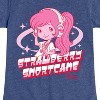 Girls' - Strawberry Shortcake - Y2K Fitted Short Sleeve Graphic T-Shirt - 2 of 4