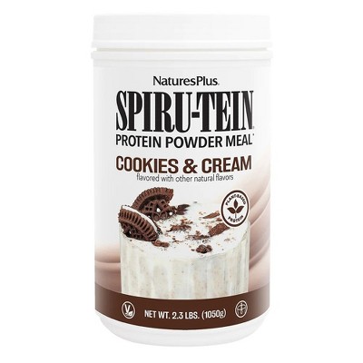 Spiru-Tein (Spirutein) Shake - Cookies & Cream by Nature's Plus  -  2.3 lbs Powder