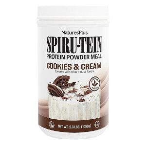 Spiru-Tein (Spirutein) Shake - Cookies & Cream by Nature's Plus  -  2.3 lbs Powder - 1 of 3