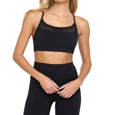 Women's Kalin Crochet Inset Bra - SPIRITUAL GANGSTER