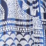 navy batik patchwork