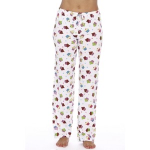 Just Love Womens Plaid Knit Jersey Pajama Pants - 100% Cotton PJs - 1 of 3