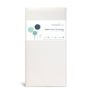 Naturepedic Certified Organic Cotton Classic 150 Baby & Toddler Crib Mattress - 1 of 4