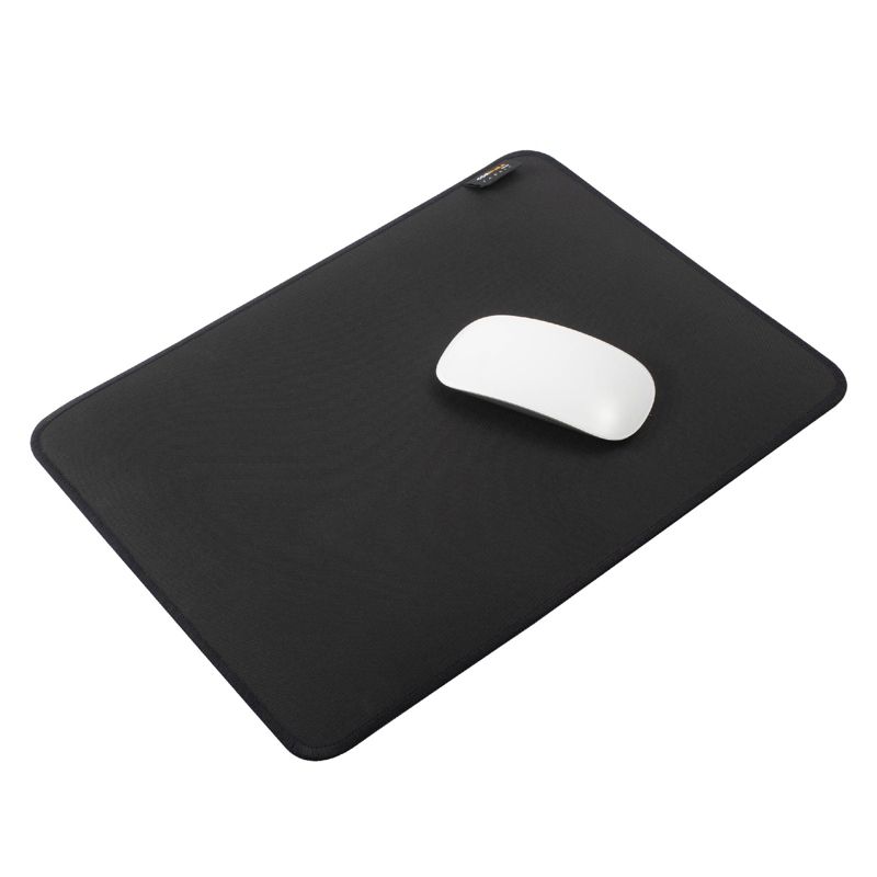Insten Gaming Mouse Pad with Stitched Edge, Water-Resistant, Non-Slip Rubber Base, Black 10.24 x 13.78 in, 1 of 10