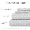 Geometric Patterns 4PC Sheet Set - Extra Soft, Easy Care - Becky Cameron - 4 of 4