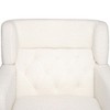 PAGED Accent Chair Tufted Living Room Chairs Upholstered Armchair with Teddy Fleece Fabric for Living Room, Study - 4 of 4