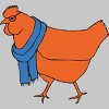 Men's Design By Humans The Hipster Chicken By TabithaDesigns T-Shirt - 2 of 4