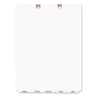 Avery Write & Erase Tab Dividers for Classification Folders 5-Tab Letter 13164