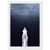 13"x19" Yacht Cruising Nautical and Coastal Framed Wall Art Blue - Hatcher and Ethan: Modern Decor, Vertical Photography Print - 3 of 4