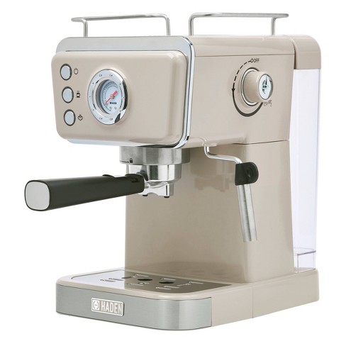 Haden Barista Brew Stainless Steel Espresso Maker 20-Bar Pressure System with Milk Frother Brown/Chrome: 1.5L Electric Coffee Machine, 1350W - image 1 of 4