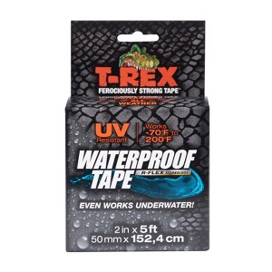 T-Rex 2 in. W X 5 ft. L Black Waterproof Repair Tape - 1 of 3