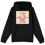 Fall Guys Ultimate Knockout Falling Pink Character Men's Black Sweatshirt