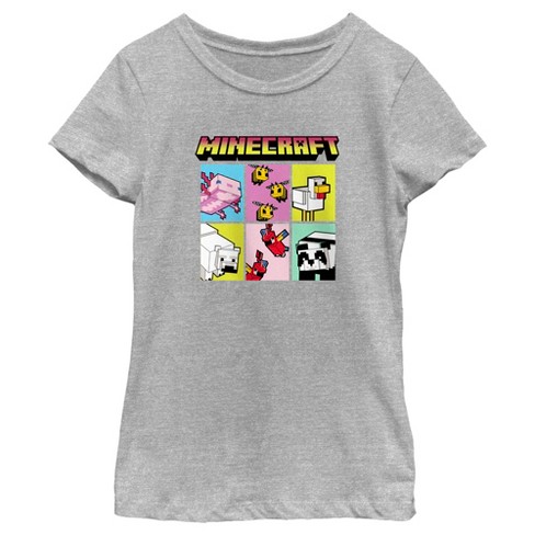 Minecraft t shirt girl shop