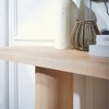 KIGFTSOD 59in Modern Minimalist Wooden Console Table with Column Pedestal – Elegant Accent for Entryway, Living Room, Hallway - 3 of 4