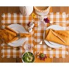 DII Heavyweight Fringe Placemat Set 6 Piece, Pumpkin Spice, 13x19" - 4 of 4
