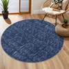 Machine Washable Area Rug With Non-Slip Backing Stain Resistant Easy Cleaning Indoor Carpet For Living Room Bed Dining Room Playroom Office - 2 of 4