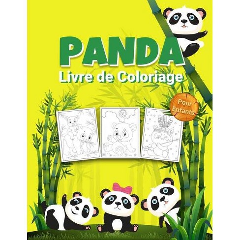 Panda Livre De Coloriage Pour Enfants By Bmillerfr Paperback Target