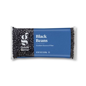 Dry Black Beans - 1LB - Good & Gather™ - 1 of 3