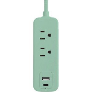 Ciao Tech 5 FT 2 Outlet, 1 USB, 1 Type-C Braided Cable Extension Cord - 1 of 4