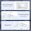 Whisen 30" Bathroom Storage Cabinet Bathroom Vanity with Ceramic Sink, Open Shelf and Two Drawers - 4 of 4