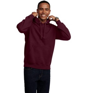 Fruit of the Loom Mens Eversoft Fleece Pullover Hoodie - 1 of 2