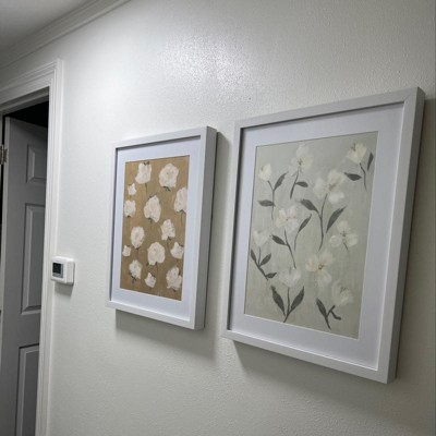 set Of 2) 16 X 20 Loose Floral Framed Wall Art - Threshold™ : Target