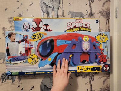 Spidey And His Amazing Friends Spider Crawl-r 2-in-1 Deluxe Headquarters  Playset : Target