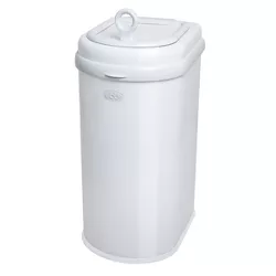 Ubbi Dog and Cat Steel Waste Pail Container - White