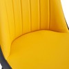 Sapphtopaz Modern PU Leather Dining Chairs, Side Chairs Kitchen Chairs with Backrest & Metal Legs for Dining Room, Kitchen - 4 of 4