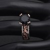 Nadia Engagement Ring Solitiare Cz Rose Gold Plated Womens Ginger Lyne Collection - 4 of 4