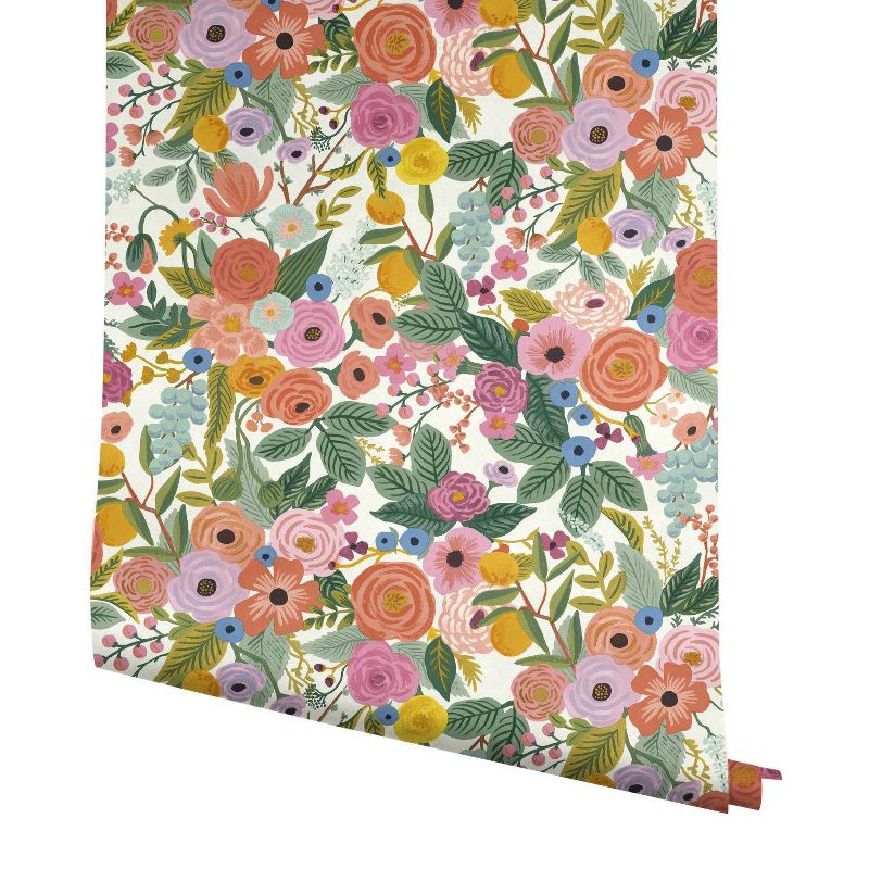 Rifle Paper Co. Garden Party Peel and Stick Wallpaper Rose, 3 of 8