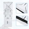 Unique Bargains 2pcs Compression Knee Braces EVA Padded Leg Sleeve Protector Nylon White Size XL - 3 of 3