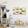 Stupell Industries Construction Zone Trucks & Phrases 2pc Canvas Art Set - 2 of 4
