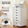 NicBex Wooden Dresser with 5/7 Drawer,Mobile Organizer Drawers with Wheels for Bedroom,Living Room,Office,Entryway - 4 of 4