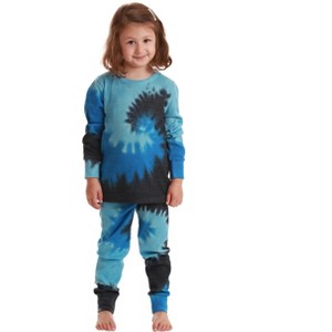 Just Love Family Thermal Set  Trendy Tie Dye Coordinated Sleepwear for Everyone - 1 of 2