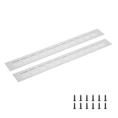 Unique Bargains Rectangle Ventilation Grille, Aluminum