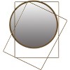 Uniquewise Decorative Shaped Metal Frame Wall Mounted Modern Mirrors For Home Office And For Any Wall for Your Living Room, Bedroom, Vanity, Entryway - 3 of 4