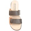 Journee Collection Womens Ashanti Slip On Slide Multi Strap Sandals Taupe 11 - 4 of 4
