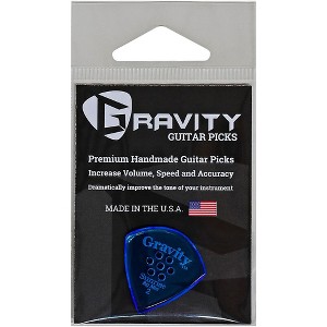 GRAVITY PICKS Sunrise Big Mini Polished Blue Multi-Hole Guitar Picks 2.0 mm - 1 of 1