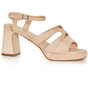 Women's Heel Coco Platform - nude | CITY CHIC - 1 of 4