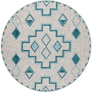 Courtyard CY8533 Power Loomed Indoor/Outdoor Area Rug  - Safavieh - 1 of 3