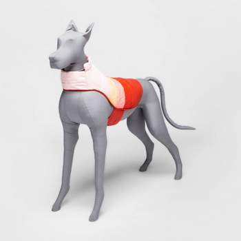 Holiday Dog Puffer Vest - Orange - XL - Boots & Barkley™